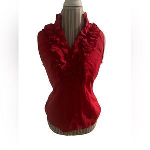 Spense  size medium ruffled sleeveless blouse perfect like new condition